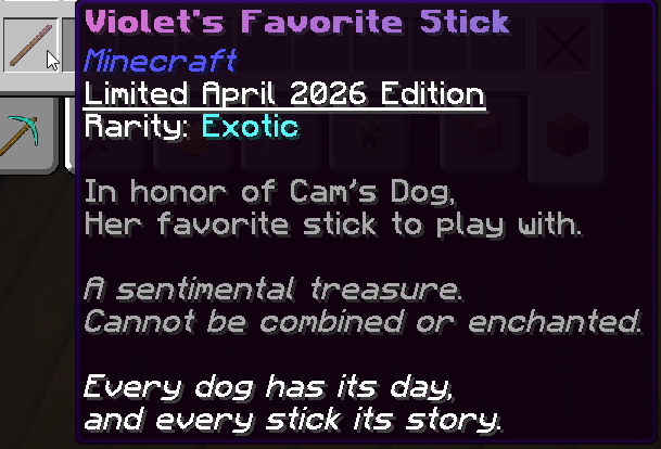 Wisterwild Crate Rotation & Memorial Item