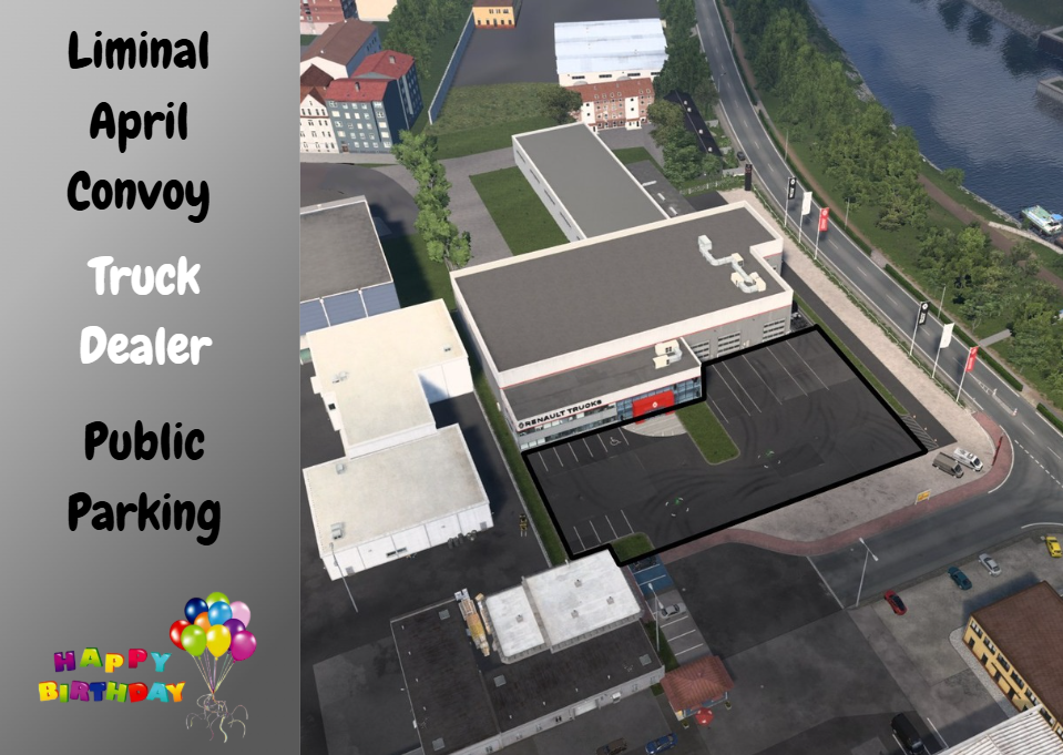 TRUCK DEALER ~ PUBLIC PARKING